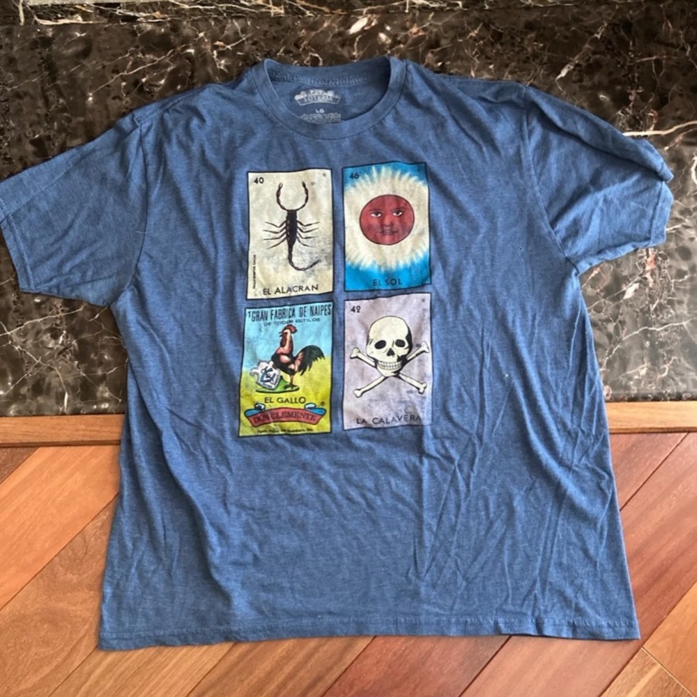 5/$25 Loteria Tee Shirt Size L